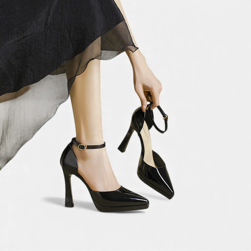 Amelia | Ankle Strap Pump Heels