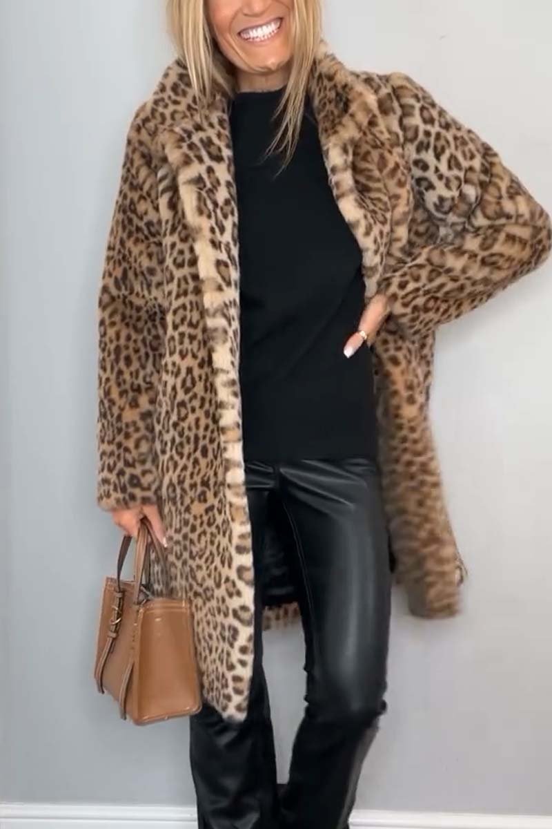 ROSA | Leopard Winter Coat