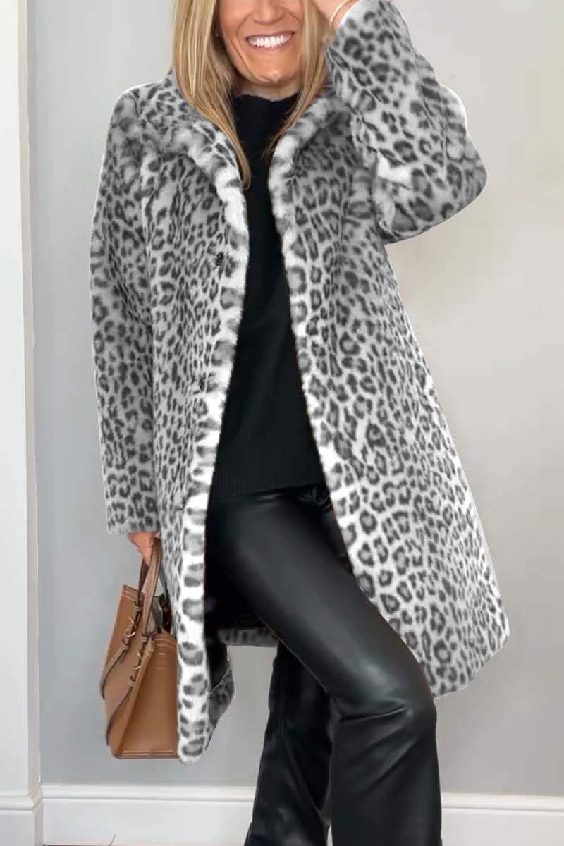ROSA | Leopard Winter Coat