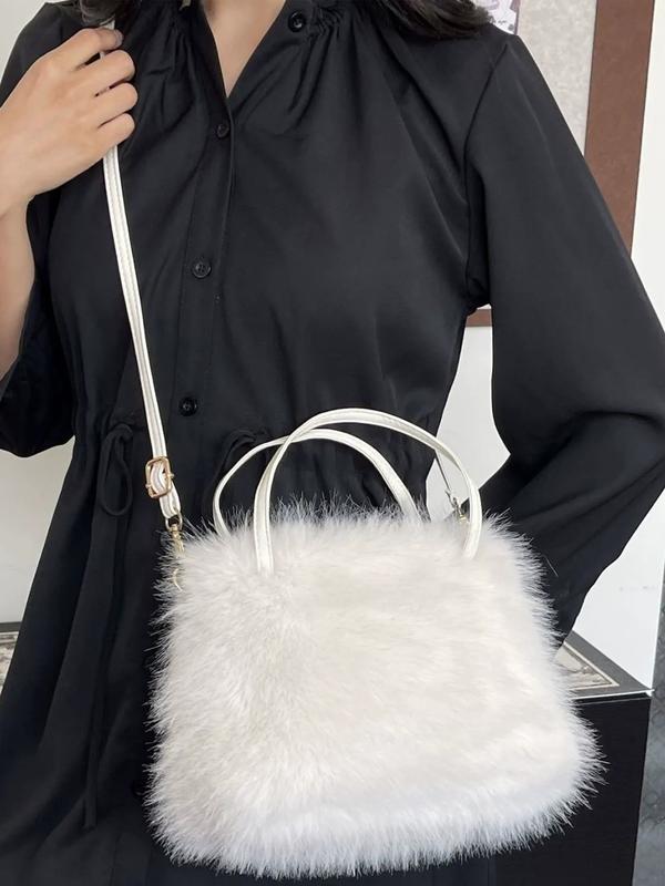 LIZZIE | Fashionable Imitation Fur Small Handbag