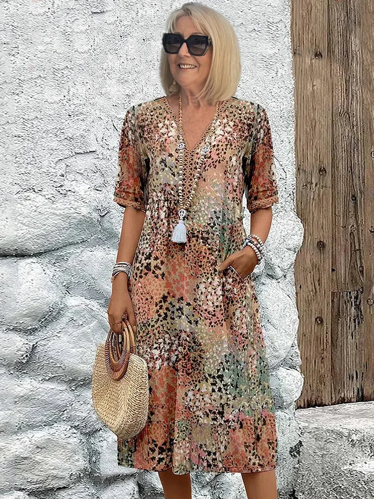 Rosalind Bloom Midi Dress