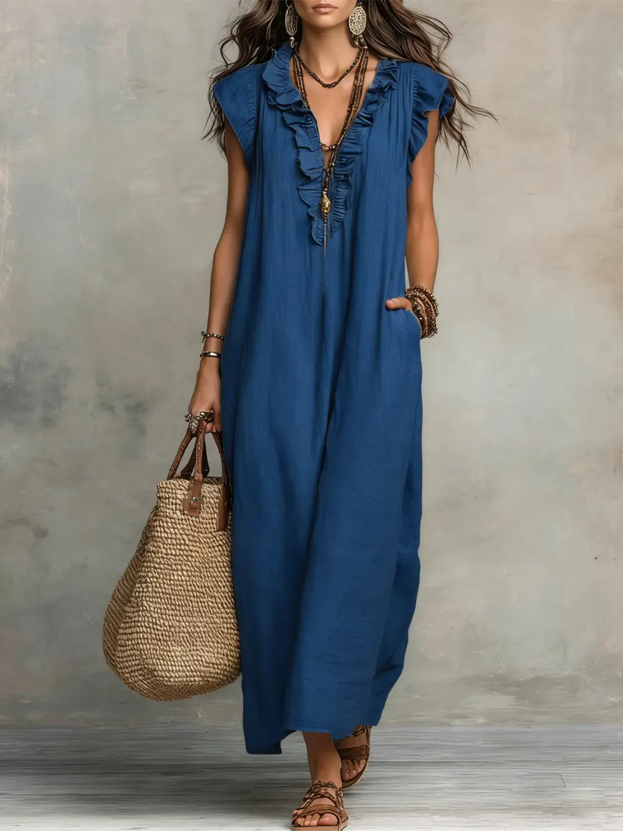Nancy | Bohemian Maxi Dress
