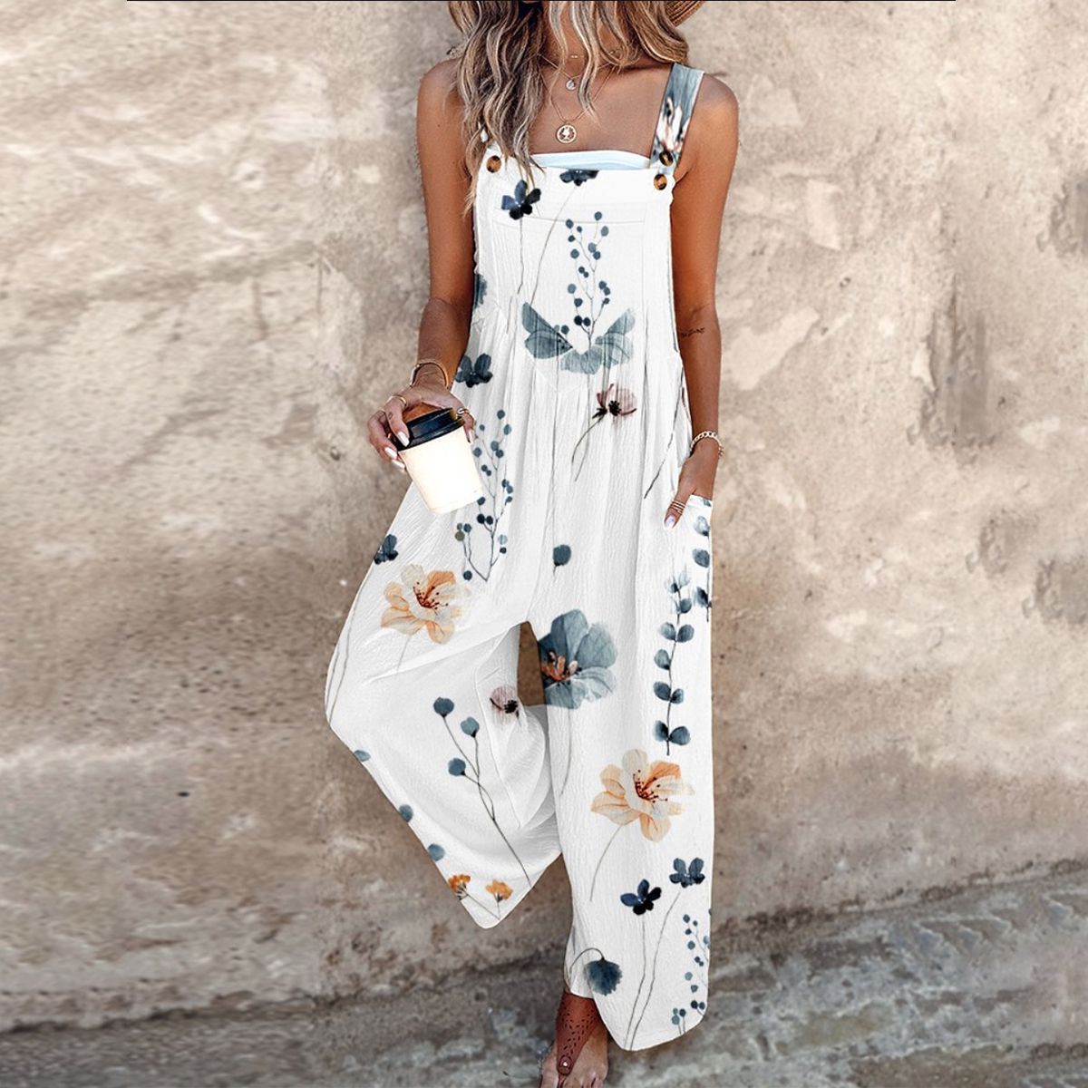 Lola | Printed Wide-Leg Jumpsuit