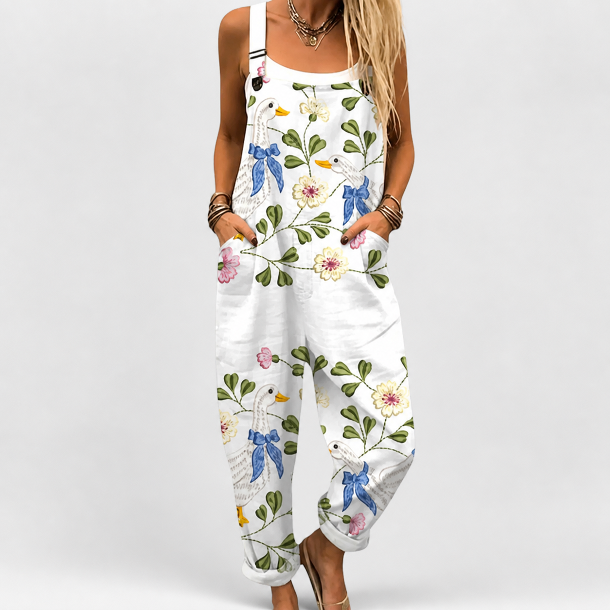 Chloe | Printed Wide-Leg Jumpsuit