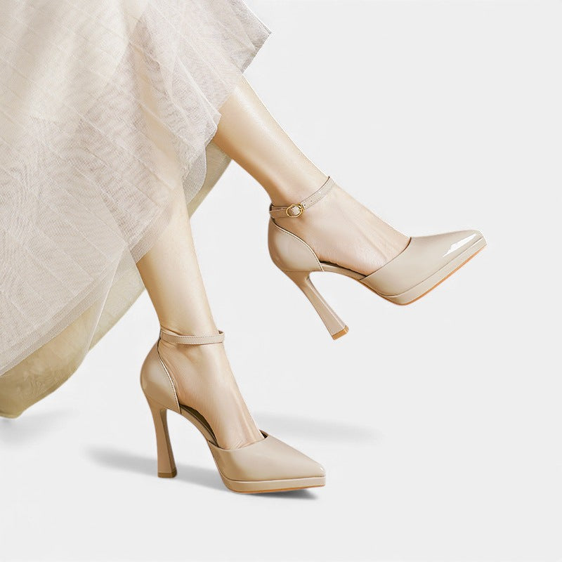 Amelia | Ankle Strap Pump Heels