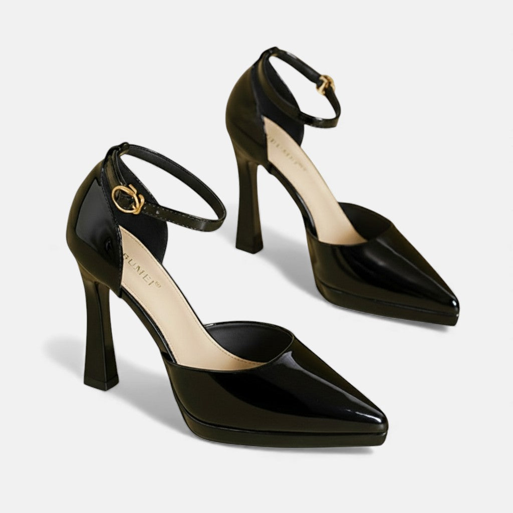 Amelia | Ankle Strap Pump Heels