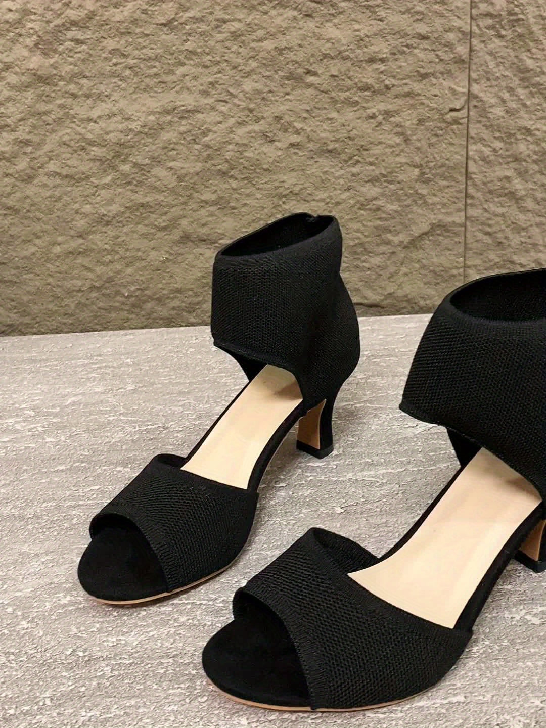 Eliza | Stretch Knit Heels