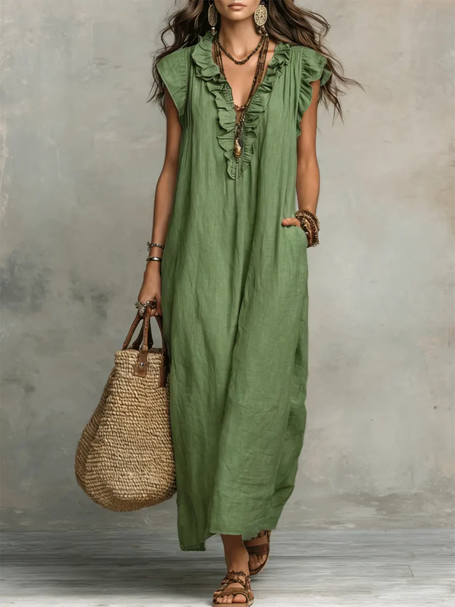 Nancy | Bohemian Maxi Dress